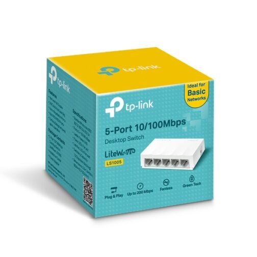 Tp-Link LS1005 5-Port 10/100Mbps Network Switch - Image 3